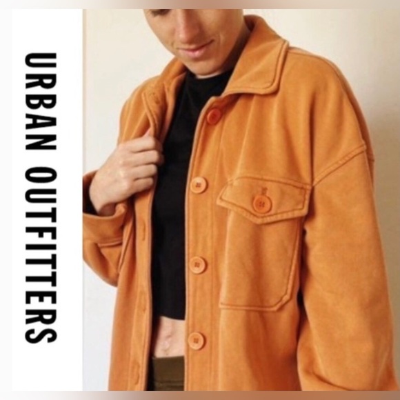 Avec Les Filles Jackets & Blazers - 💥PRICE DROP💥 Urban Outfitters French Terry Shacket - Shirt Jacket*